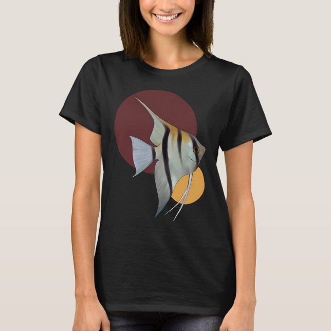 T-shirt Raie à tête de vache (Devant)