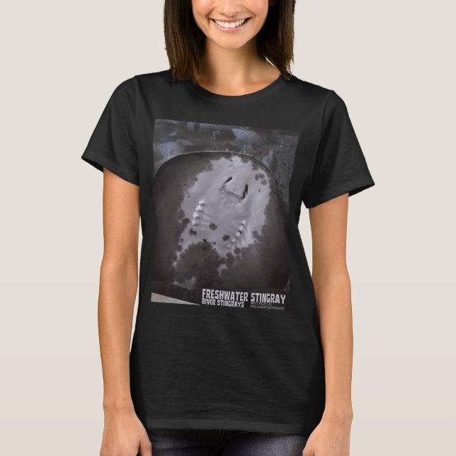 T-shirt raie d'eau douce (Devant)
