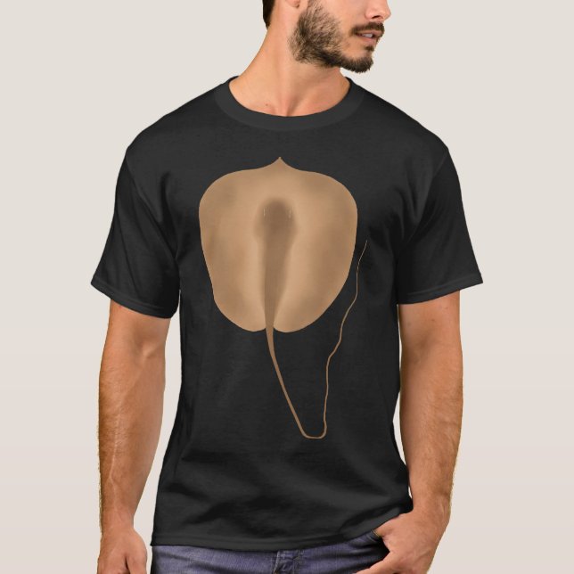 T-shirt Raie d'eau douce géante (Devant)