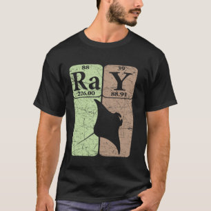 T-shirt Raie Manta Éléments de Tableau Périodique Pastenag