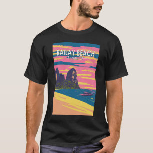 T-shirt Railay Beach Thaïlande Travel Art Vintage