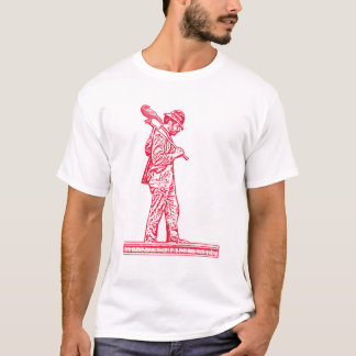 T-shirt railwalker de rouge de clochard