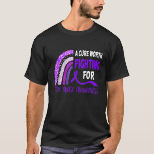 T-shirt Rainbow A Cure Worth Fighting For Elder Abuse Awar