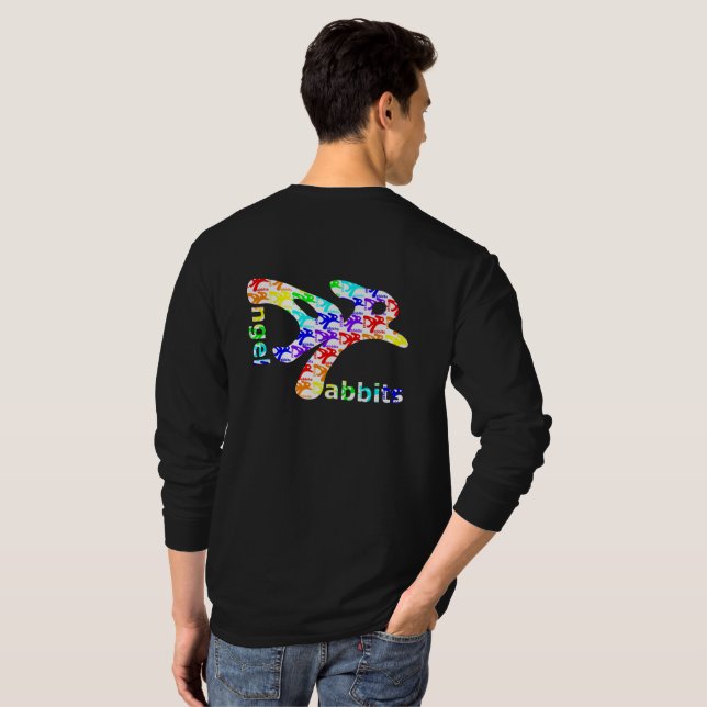 T-shirt Rainbow AngelRabbits in AngelRabbit (Dos entier)