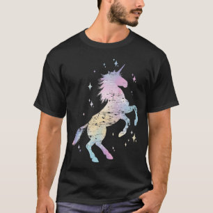 T-shirt Rainbow Animal Fairy Unicorn Lover Girls Femmes Gi
