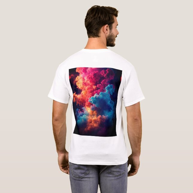 T-shirt Rainbow Bright Tee - shirts (Dos entier)