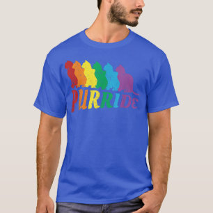 T-shirt Rainbow Cats Meow Gay pride LGBTQ LGBT Pride Mois