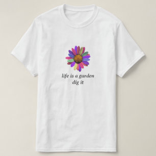 T-shirt Rainbow Daisy
