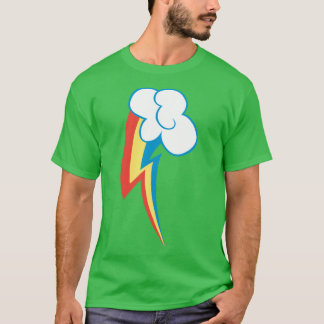 T-shirt Rainbow Dash marque de beauté fille fille