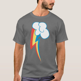 T-shirt Rainbow Dash marque de fabrique amie