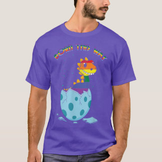 T-shirt Rainbow Dinosaur Born Gay Pride LGBTQ LGBT Pride M