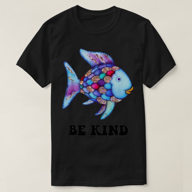 T-shirt Rainbow Fish Enseignant La Vie À L'École (Design devant)