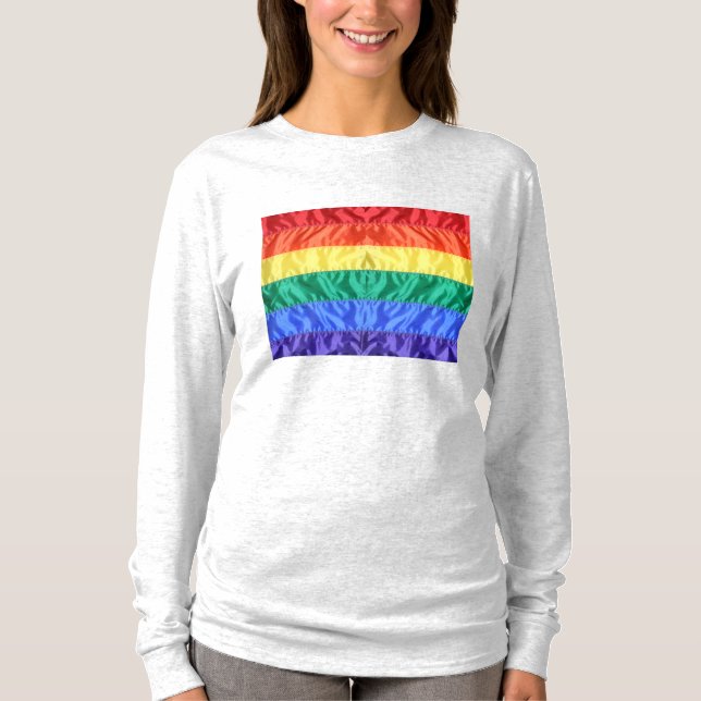 T-shirt Rainbow Flag Gay pride LGBTQ L'amour LGBT (Devant)