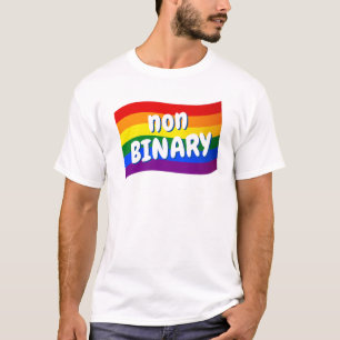 T-shirt Rainbow Flag non binaire non binaire LGBT LGBTQ pr
