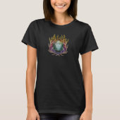 T-shirt Rainbow Flames sorcières Imaginaire D20 femmes (Devant)
