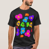 Rainbow flower pride amour ajouter nom texte lqbtq