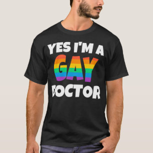 T-shirt Rainbow Gay Doctor Oui Je suis 1