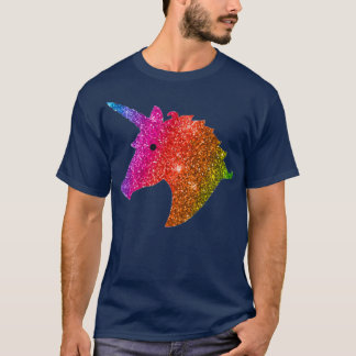 T-shirt Rainbow Glitter Unicorn