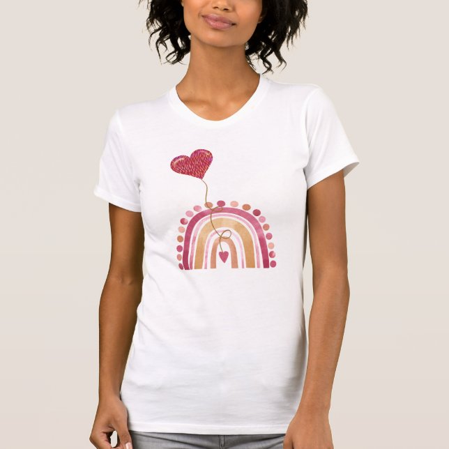 T-shirt Rainbow Hearts (Devant)