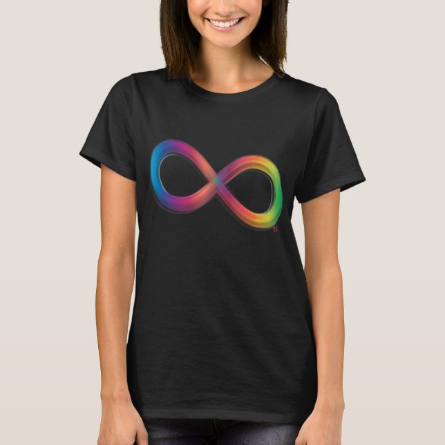 T-shirt Rainbow Infinity (Devant)
