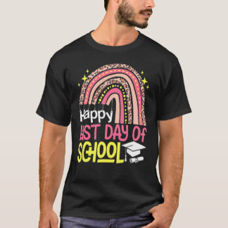 T-shirt Rainbow Joyeux Jour De Cadeau Scolaire Pour Les Ét