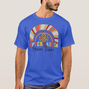 T-shirt Rainbow Kindergarten Dreacher Team Teacher Kids Ba