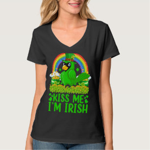 T-shirt Rainbow Kiss Me Je suis irlandais Cardinal Bird St