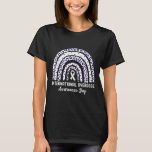 T-shirt Rainbow Leopard International Overdose Sensibilisa