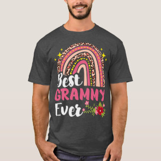 T-shirt Rainbow Leopard Meilleur papillon de la Fête des M