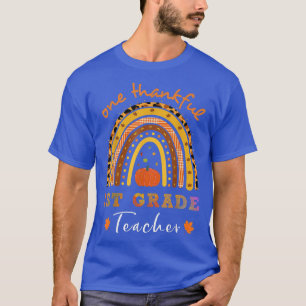 T-shirt Rainbow Leopard Un Thanké Enseignant 1ère année Th