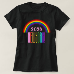 T-shirt Rainbow LGBTQ Ajouter une année ou un texte New Yo