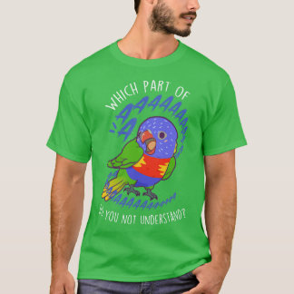 T-shirt Rainbow Lorikeet Parrot Aaaa