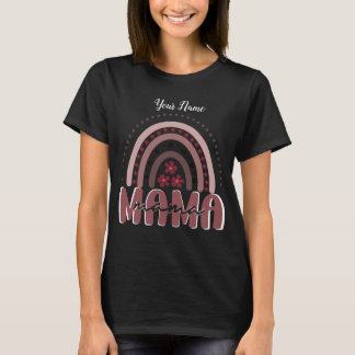 T-shirt Rainbow Mama Design Tee