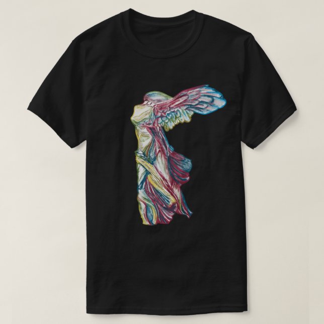 T-shirt Rainbow Nike de Samothrace Sculpture Art History (Design devant)