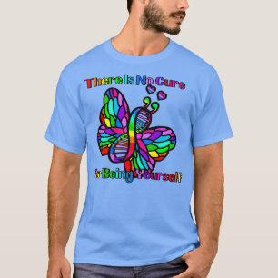 T-shirt Rainbow no cure