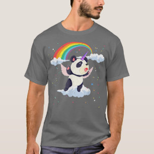 T-shirt Rainbow Pandacorn Fantasy Chinese Animal Panda Uni