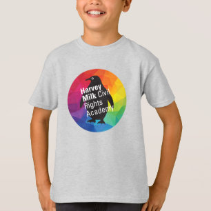 T-shirt Rainbow Penguin - taille enfant, tenue rég