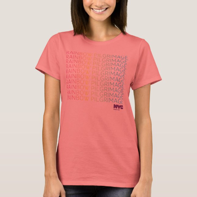 T-shirt Rainbow Pilgrip Multi (Devant)