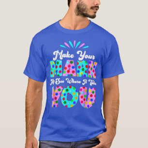 T-shirt Rainbow Polka Point Faites Votre Marque Et Voyez O