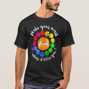 T-shirt Rainbow Polka Point Faites Votre Marque Et Voyez O