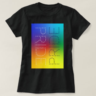 T-shirt Rainbow Pride Love Chic Typographie Customisée