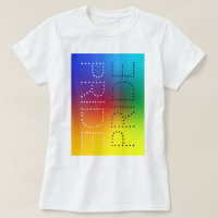 Rainbow Pride Love Chic Typographie personnalisée