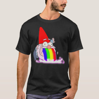 T-shirt Rainbow Puking Gnome Gravity Inspiré Big Dipper F