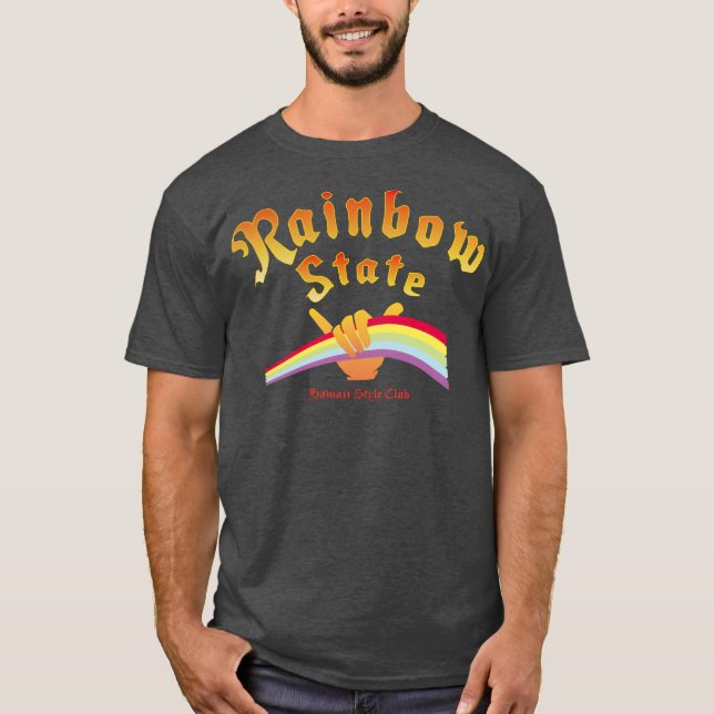 T-shirt Rainbow Rising (Devant)