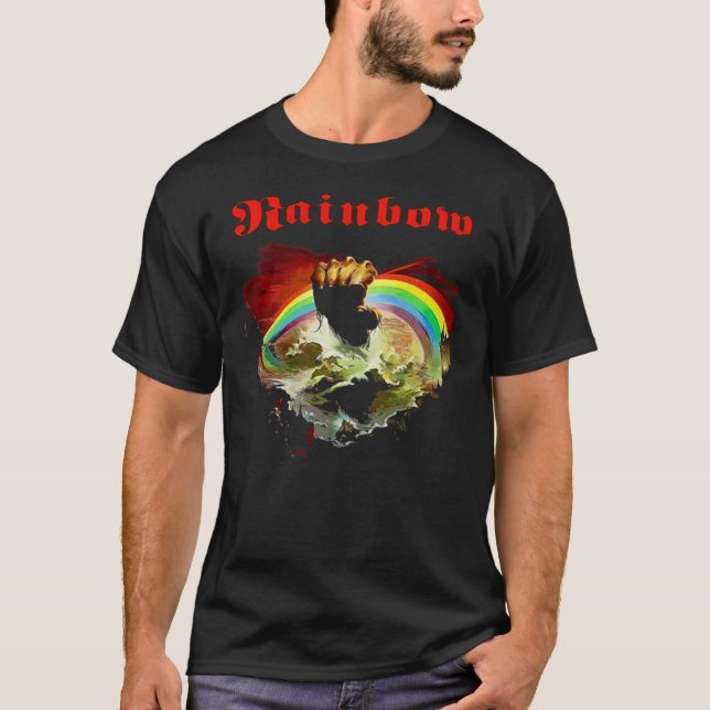 T-shirt Rainbow Rising Ritchie Blackmore Rock Essential T- (Devant)