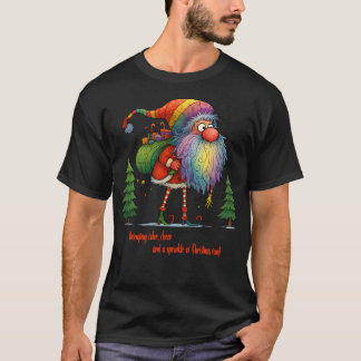 T-shirt Rainbow Santa Magic