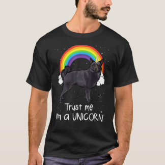 T-shirt Rainbow Schipperke Faites-moi confiance m Un Chien