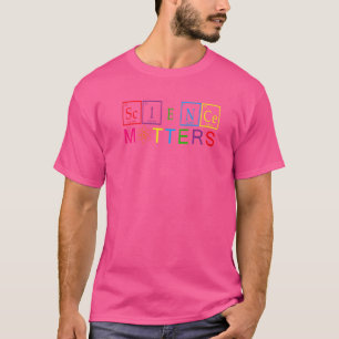 T-shirt Rainbow Science Matters Éléments périodiques Gay L