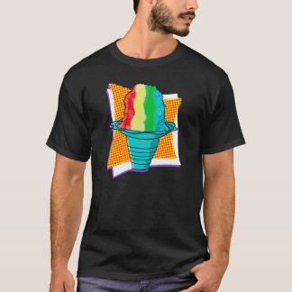 T-shirt Rainbow Shaved Ice Hawaiian Shave Ice Snow Cone