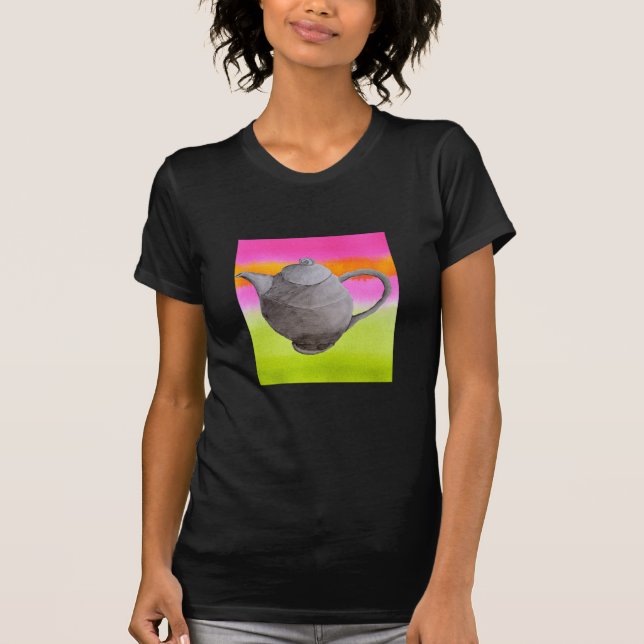 T-shirt Rainbow Teapot partie thé (Devant)